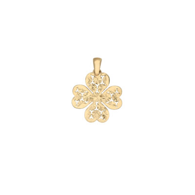 Złota zawieszka 14K Koniczyna Z5-885