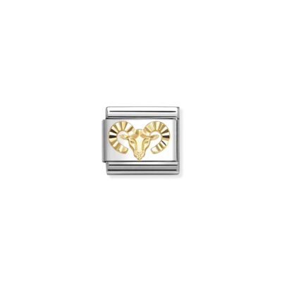 Znak zodiaku Baran ze złota 18K Composable 030167/01