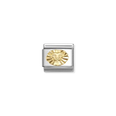 Znak zodiaku Lew ze złota 18K Composable 030167/05
