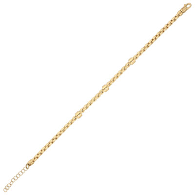 Złota bransoletka 14K DALL’ACQUA ankier z diamentami B5-2010