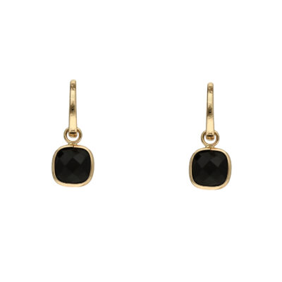 Kolczyki 14K DALL’ACQUA onyks K5-1826