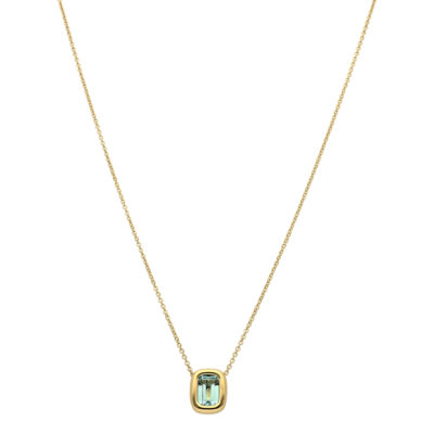 Złoty naszyjnik DALL’ACQUA 14K Topaz N5-1768