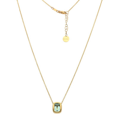 Złoty naszyjnik DALL’ACQUA 14K Topaz N5-1768