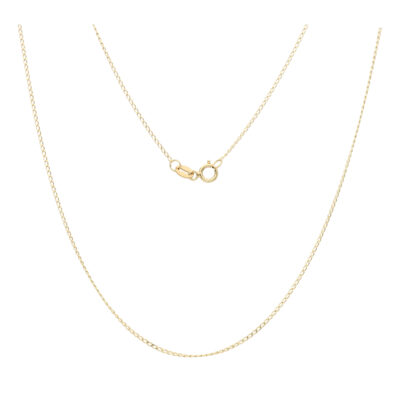 Złoty łańcuszek 14K Pancerka mini LA5-393 42cm